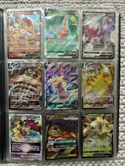 100+ Pokemon TCG Card Binder Lot: GX, SIR, SAR, EX, VMAX, V, IR, AR, Gold - Image 4