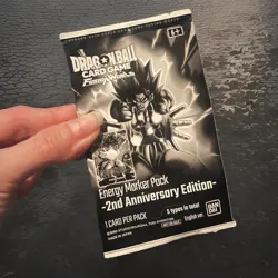 Bandai Dragon Ball Fusion World Energy Marker Card Pack 2nd Anniversary Edition - Image 1