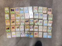 Pokemon WOTC Vintage 50 Cards Jungle Set Fossil Mixed Lot Nm To Mp #1 - Image 1