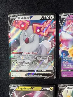 V Pokemon Card Lot 8 Alakazam SWSH083 Wobbuffet 086/202 Drampa 128/172 Regidrago - Image 3