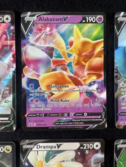 V Pokemon Card Lot 8 Alakazam SWSH083 Wobbuffet 086/202 Drampa 128/172 Regidrago - Image 4