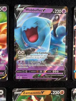V Pokemon Card Lot 8 Alakazam SWSH083 Wobbuffet 086/202 Drampa 128/172 Regidrago - Image 5
