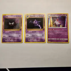 Pokemon TCG Sword & Shield Gastly Haunter Gengar Card Lot (3 Cards) - Image 2