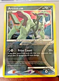Pokemon card - Arceus #AR1 - Holo Rare 2009 - Image 1
