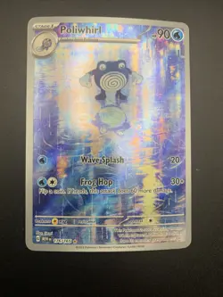 Pokemon TCG Poliwhirl Full Art 176/165 151 Card NM - Image 3