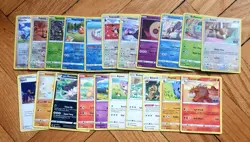 Pokemon GO SET of (21) ▪Eevee ▪Bulbasaur▪ 11 Rev Holos ▪10 Regular Cards▪MP - Image 1