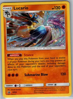 Lucario SM54 Holo SM Promos - Pokemon Card - NM - Image 1