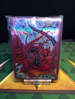 YuGiOh size "Black Rose Dragon Judge Sleeves" 65 Card sleeves - Image 1