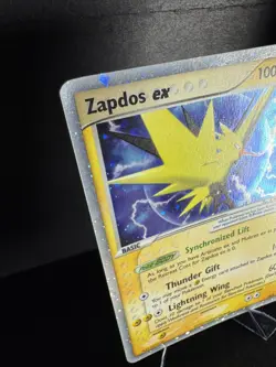 Pokemon TCG Holo Ultra Rare Zapdos ex Nintendo Promo Card 033 Vintage - Image 2