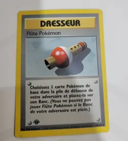 Pokemon Card French - 1st Edition Pokemon Flute - Base Set (Shadowless) 86/102 - Image 1