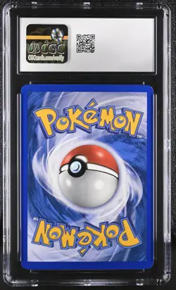 CGC 9 MINT Fire Energy 2005 EX Emerald 102/106 Holo SWIRL Pokemon Card - Image 2