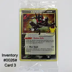 Greninja Gold Star Holo Black Star Promo Card #SWSH144 Celebrations NM-MINT☆³ - Image 1