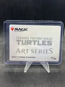 Splinter's Technique Art Card Art Series: Teenage Mutant Ninja Turtles NM MTG - Image 2