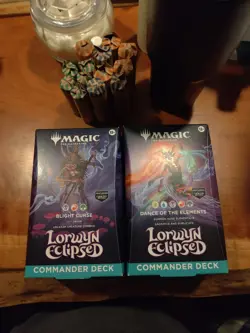MTG Lorwyn Eclipsed Commander Decks Set of 2 (One of Each Deck) - New and Sealed - Image 1