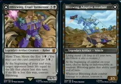 MTG Blitzwing, Cruel Tormentor Blitzwing, Adaptive Assailant Foil Universe LP - Image 1