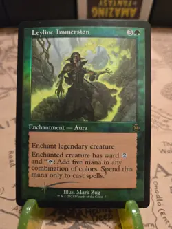 MTG Leyline Immersion March of the Machine: The Aftermath Foil Retro Frame NM - Image 1