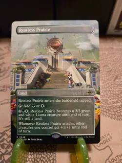 MTG Restless Prairie The Lost Caverns of Ixalan Regular Borderless Rare NM - Image 1