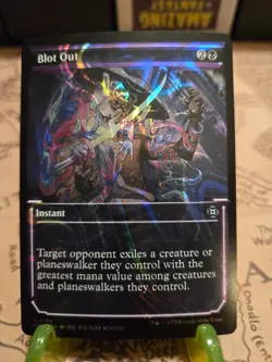 MTG Blot Out March of the Machine: The Aftermath Halo Foil Uncommon NM - Image 1