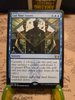 MTG Cut Your Losses Streets of New Capenna Regular Rare NM - Image 1