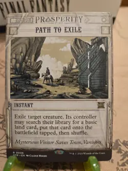 MTG Path to Exile Outlaws of Thunder Junction: Breaking News Regular Rare NM - Image 1