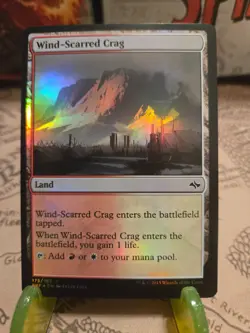 MTG Wind-Scarred Crag Fate Reforged Foil Common NM - Image 1