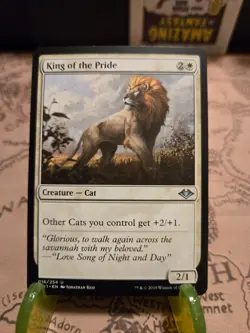 MTG King of the Pride Modern Horizons Regular Uncommon NM - Image 1