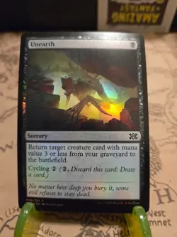 MTG Unearth Double Masters 2022 Foil Common NM - Image 1