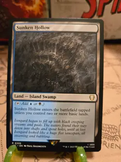 MTG Sunken Hollow Commander: the Lord of the Rings Regular Rare NM - Image 1