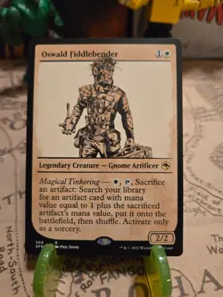MTG Oswald Fiddlebender Adventures in the Forgotten Realms Showcase Rare NM - Image 1