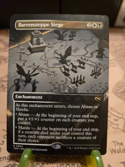 MTG Barrensteppe Siege Tarkir: Dragonstorm Regular Borderless Rare NM - Image 1