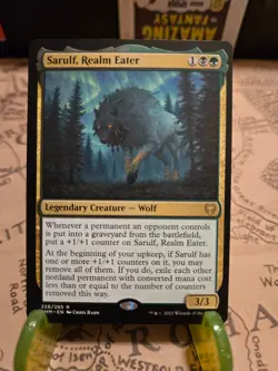 MTG Sarulf, Realm Eater Kaldheim Regular Rare NM - Image 1