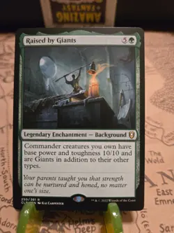 MTG Raised by Giants Commander Legends: Battle for Baldur's Gate Regular Rare NM - Image 1