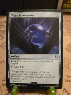 MTG Worn Powerstone The Lord of the Rings Commander Decks Regular Uncommon NM - Image 1