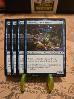 MTG x4 Donatello, Turtle Techie Teenage Mutant Ninja Turtles Regular Common NM - Image 1