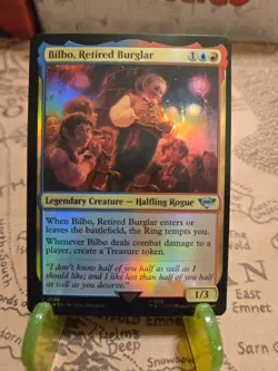 MTG Bilbo, Retired Burglar the Lord of the Rings Foil Uncommon NM - Image 1