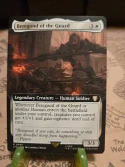 MTG Beregond of the Guard Commander: the Lord of the Rings Extended Art Rare NM - Image 1
