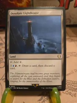 MTG Desolate Lighthouse Commander: the Lord of the Rings Regular Rare NM - Image 1