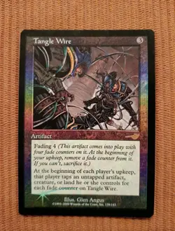 MtG FOIL Tangle Wire - ENG - NEMESIS - NEAR MINT - Image 2