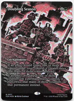 Doubling Season (Borderless) *Foil* PZA 11 NM - Image 1