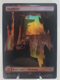 Mountain #0305 Full Art Foil Land MTG Final Fantasy NM - Image 1