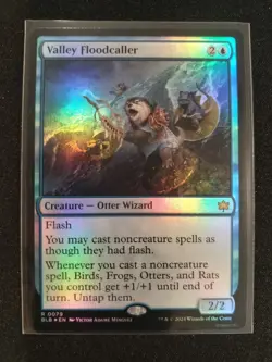 MTG Valley Floodcaller Foil 0079 Bloomburrow NM - Image 1
