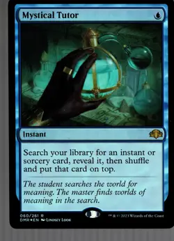 Mystical Tutor Dominaria Remastered Regular Rare Instant Blue Wizards FOIL - Image 1