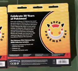Pokemon TCG Pokemon Day 2026 Collection Box - Lot Of 2 - Image 4