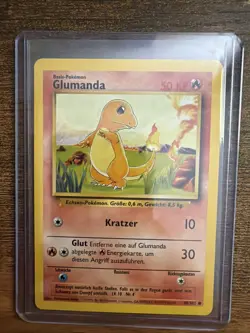 Pokemon Glumanda Charmander 46 /102 Base Set Unlimited WOTC German Card NM-LP - Image 1