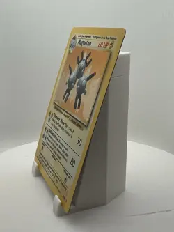 Magneton Holo 9/102 Base Set Unlimited Pokemon Card WOTC Vintage LP - Image 5