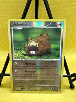 Bidoof #70/130 Reverse Holo Diamond and Pearl Pokemon LP - Image 1