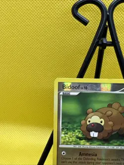 Bidoof #70/130 Reverse Holo Diamond and Pearl Pokemon LP - Image 3