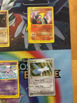 Vintage Pokemon Card Lot E Series Latios Espeon Typlosion Groudon Suicune - Image 2