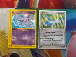 Vintage Pokemon Card Lot E Series Latios Espeon Typlosion Groudon Suicune - Image 5