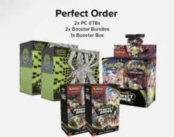 [PRESALE] Pokemon Center Perfect Order PC 2 ETB, 1Booster Box, 2 Booster Bundles - Image 1